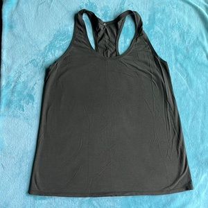 Army green racer back